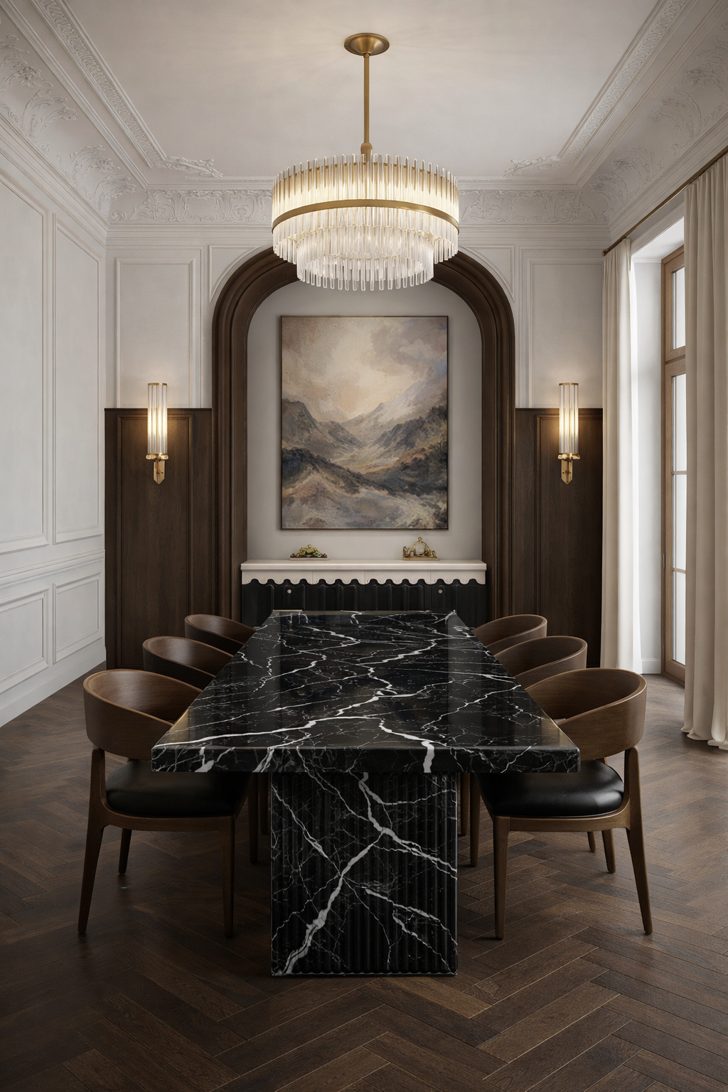 Monaco Marble Dining Table