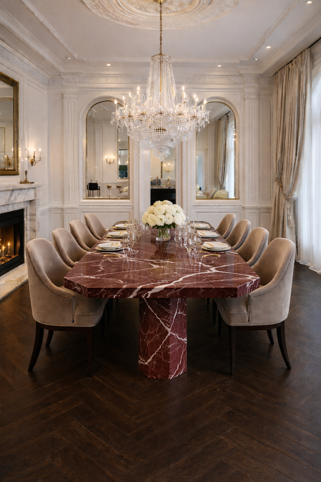 Saint Tropez Marble Dining Table