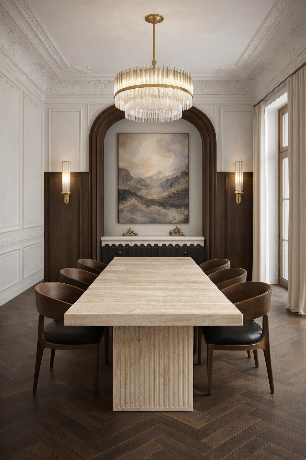 Monaco Marble Dining Table