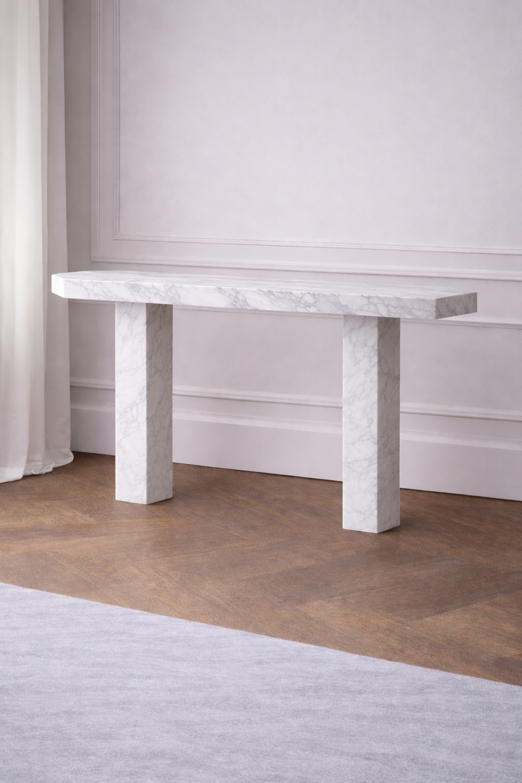 Santorini Marble Console Table