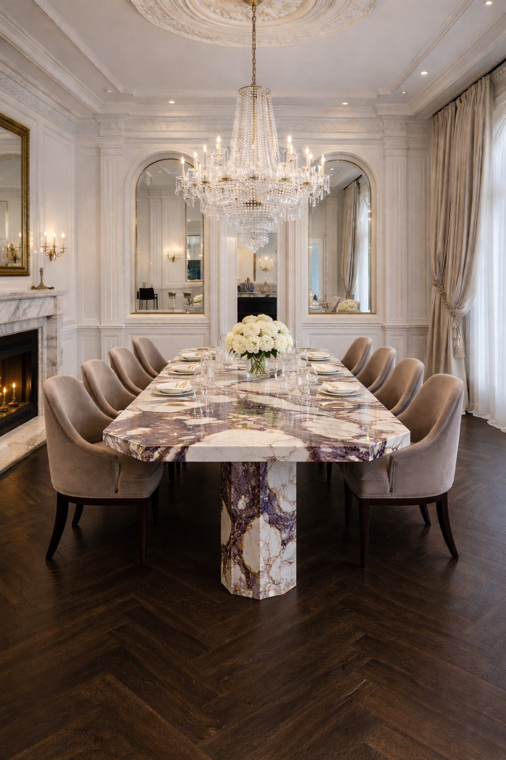 Saint Tropez Marble Dining Table