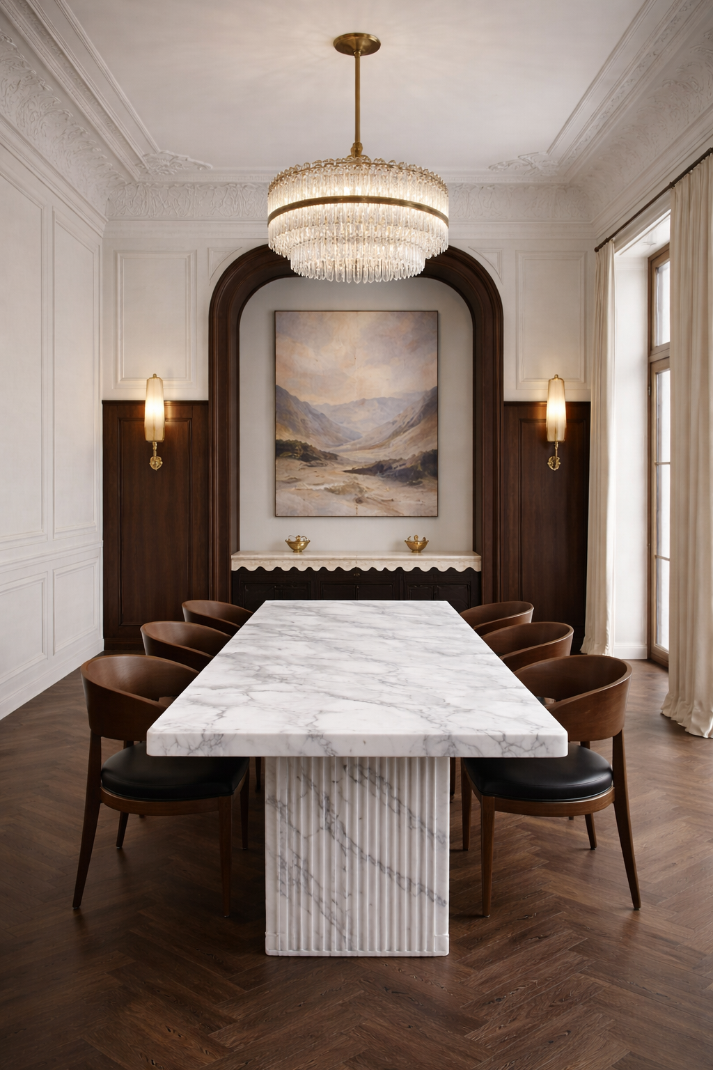 Monaco Marble Dining Table