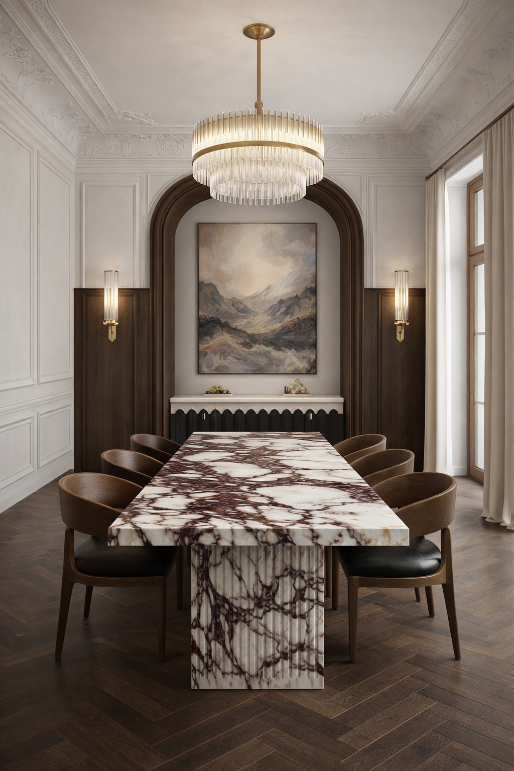 Monaco Marble Dining Table