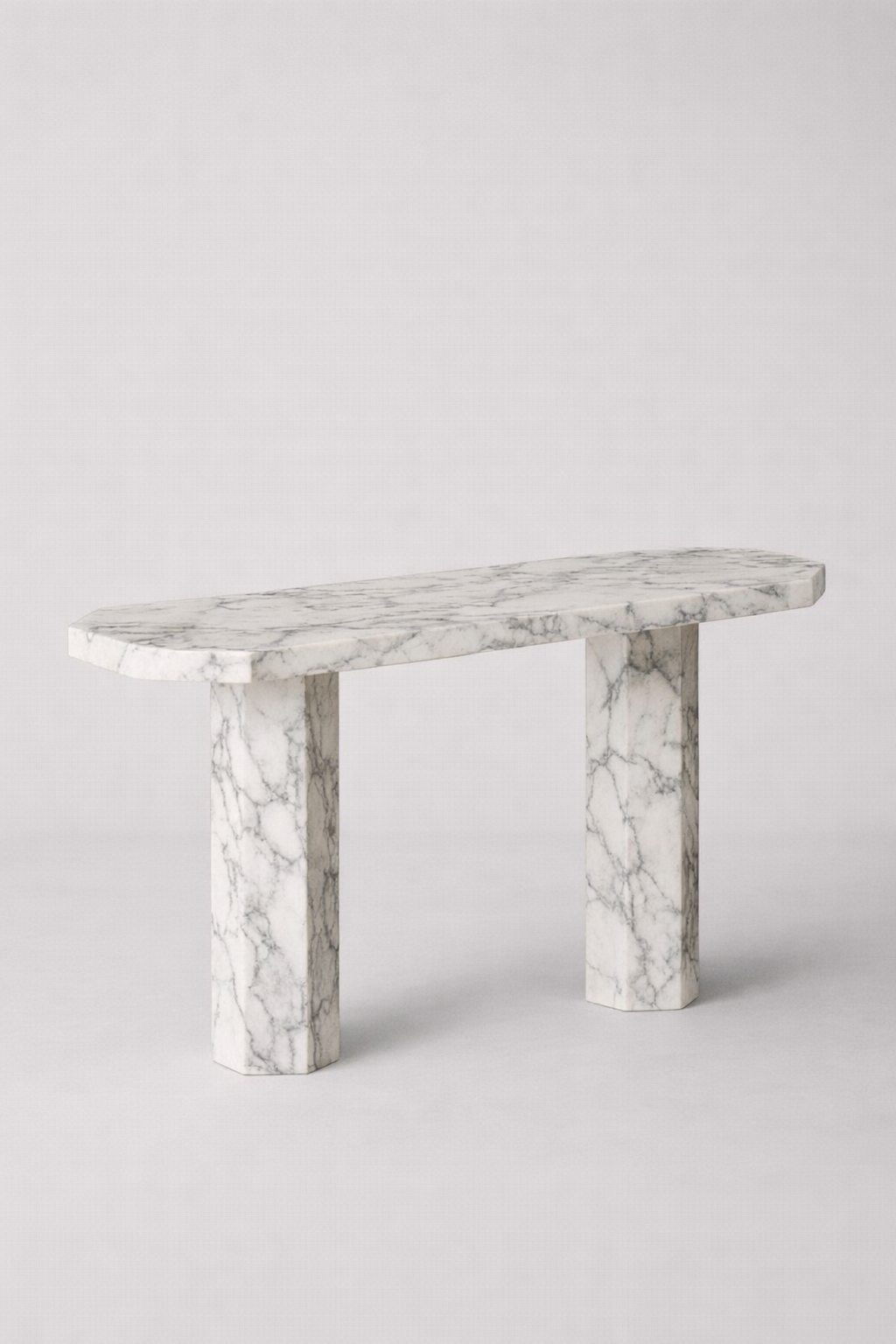 Santorini Marble Console Table