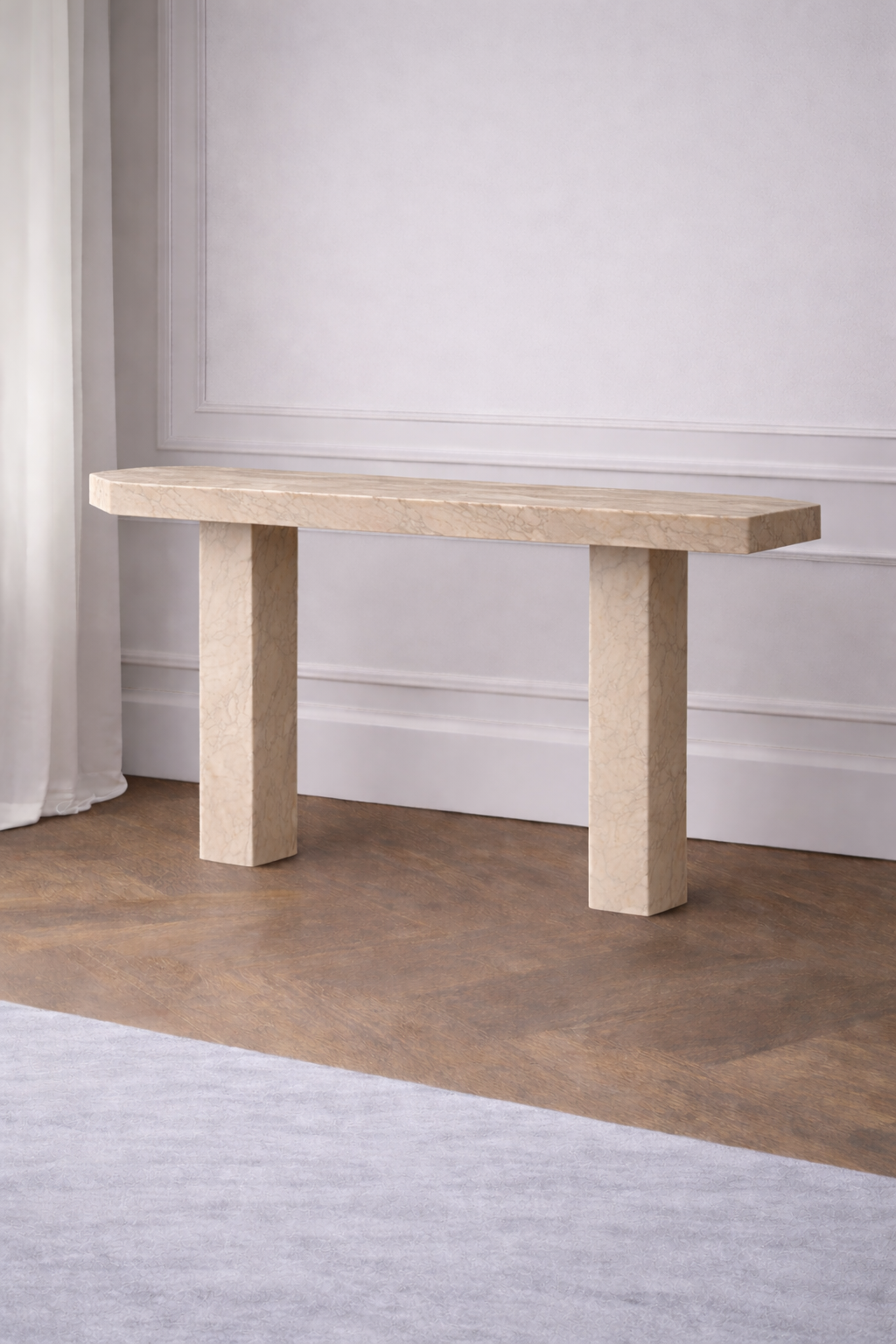 Santorini Marble Console Table