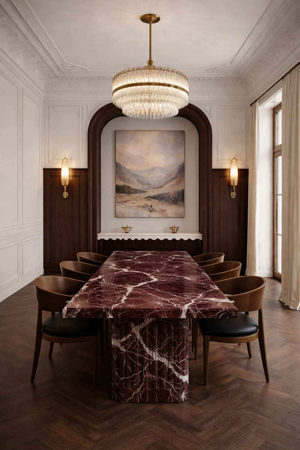 Monaco Marble Dining Table