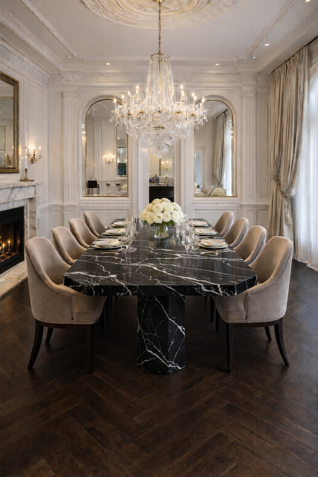 Saint Tropez Marble Dining Table
