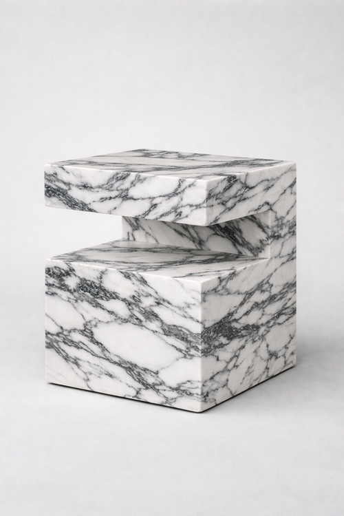 Como Marble Side Table