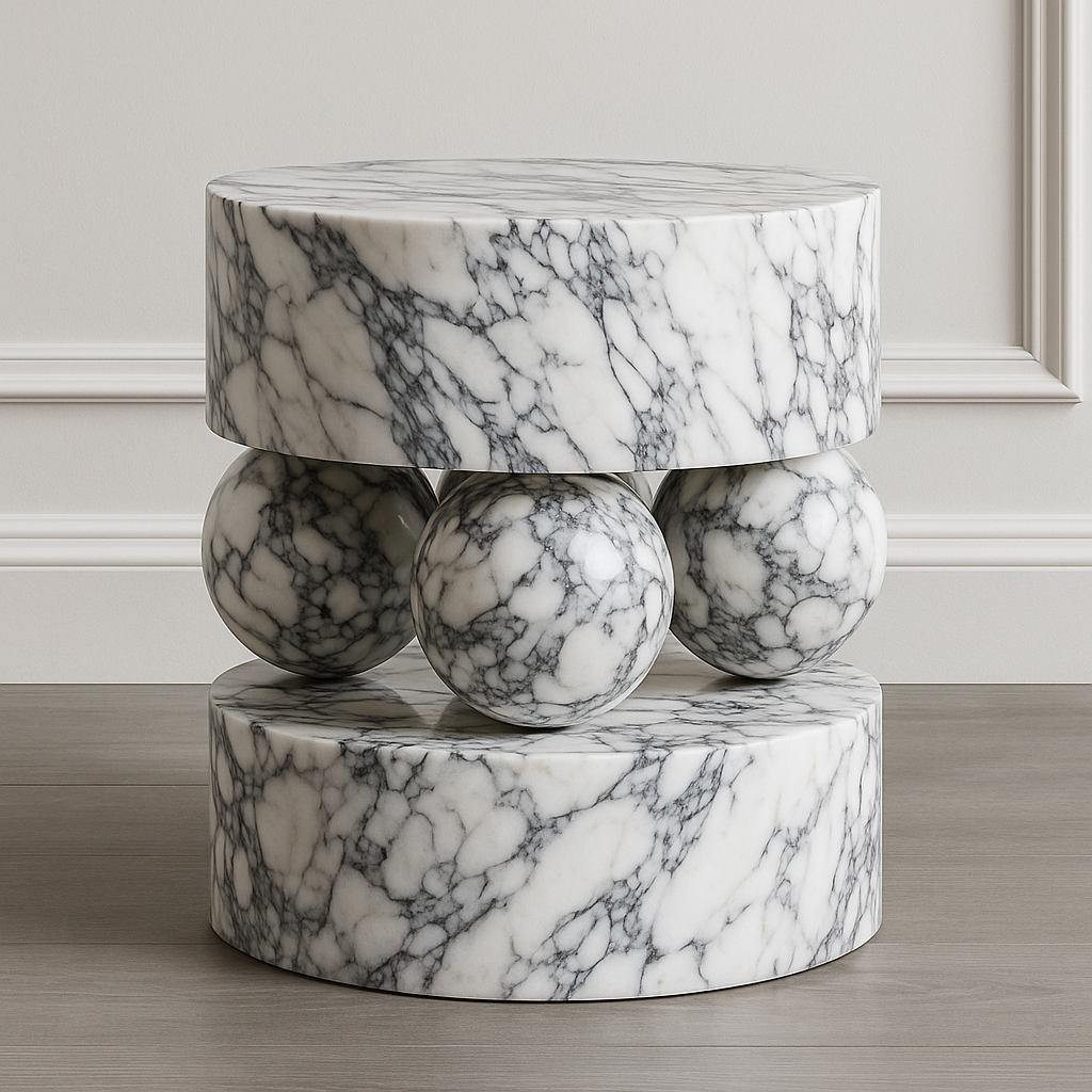 Venice Marble Side Table