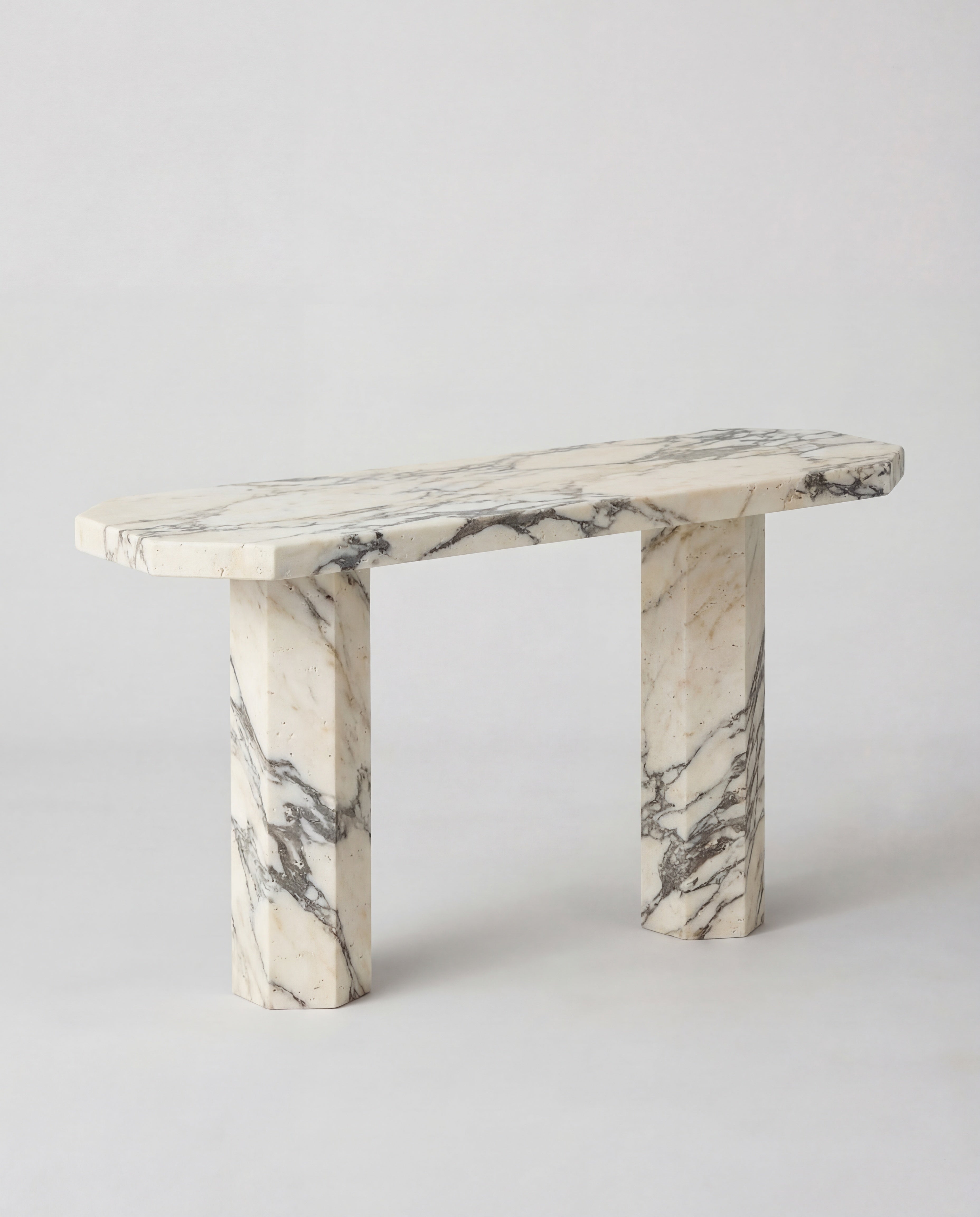 Santorini Marble Console Table